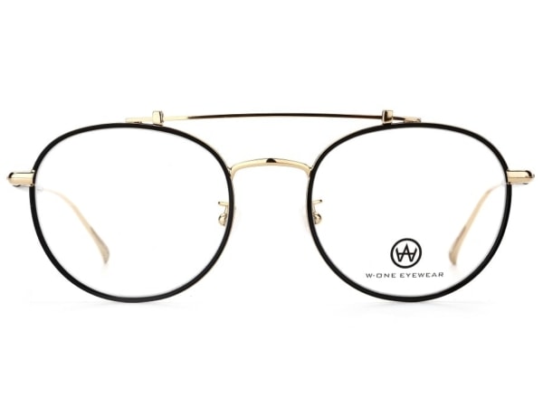 W1 Eyewear - Asian Fit Glasses M111col2goldblackfront1-600x450 M111 Superalgebra
