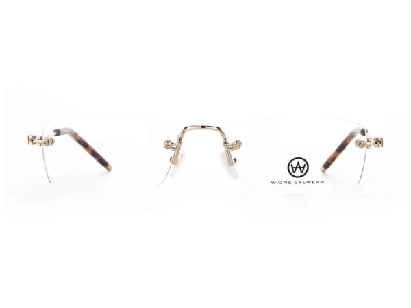 W1 Eyewear - Asian Fit Glasses M116col1goldfront1-600x450 M166 Einselection